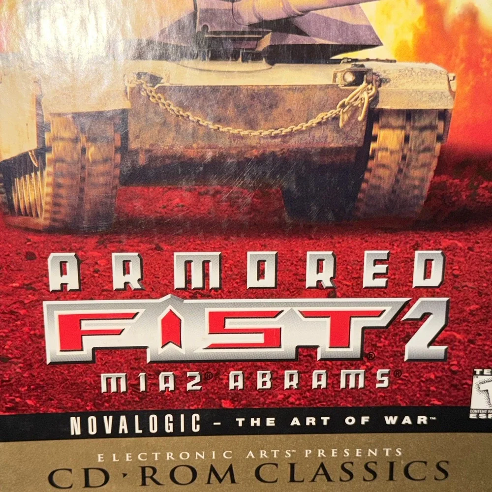 Armored Fist 2 M1A2 Abrams Novalogic The Art Of War PC Video Game Rated T For TN